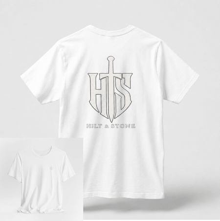 Core Crest Front And Back Print Graphic T-Shirt - Hilt and Stone