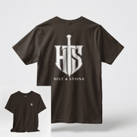 Load image into Gallery viewer, Core Crest Front And Back Print Graphic T-Shirt - Hilt and Stone