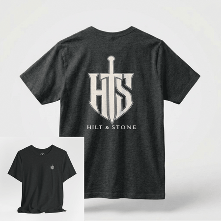 Core Crest Front And Back Print Graphic T-Shirt - Hilt and Stone
