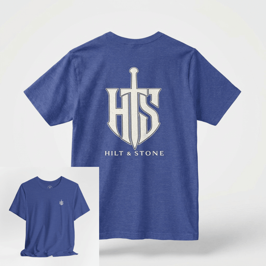 Core Crest Front And Back Print Graphic T-Shirt - Hilt and Stone