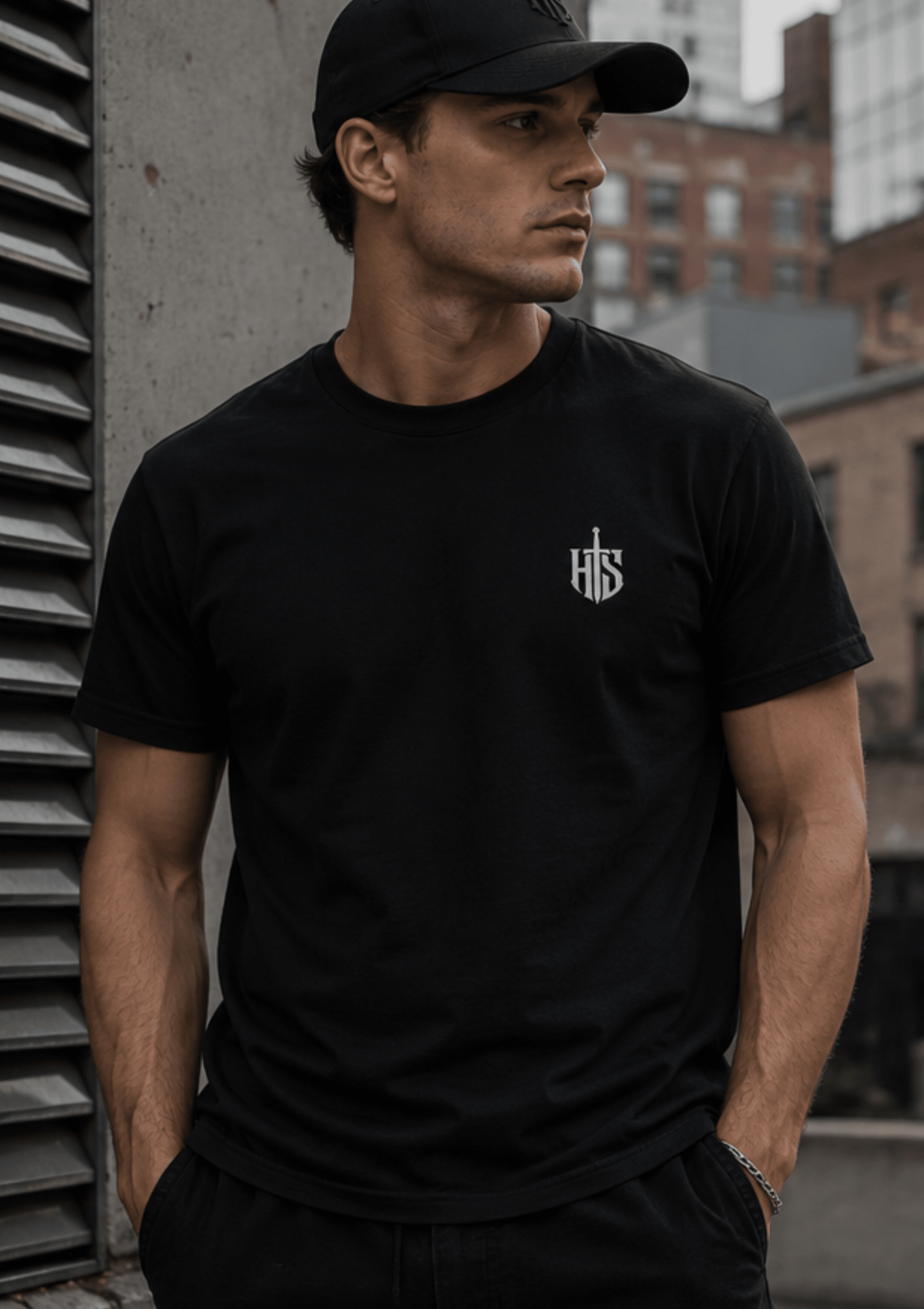 Core Crest Front And Back Print Graphic T-Shirt - Hilt and Stone