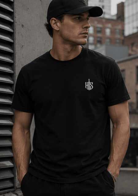 Core Crest Front And Back Print Graphic T-Shirt - Hilt and Stone