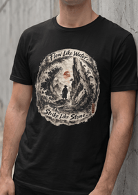 Load image into Gallery viewer, Flow Like Water Strike Like Stone Graphic T-Shirt - Hilt and Stone