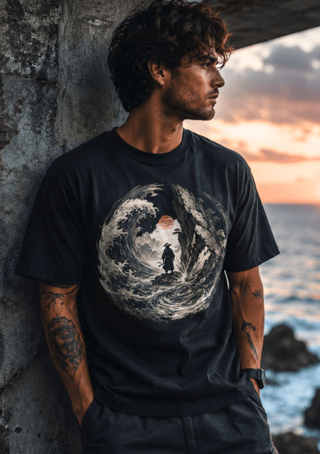 Flow Like Water Strike Like Stone Graphic T-Shirt - Hilt and Stone