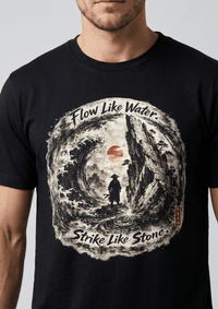 Load image into Gallery viewer, Flow Like Water Strike Like Stone Graphic T-Shirt - Hilt and Stone
