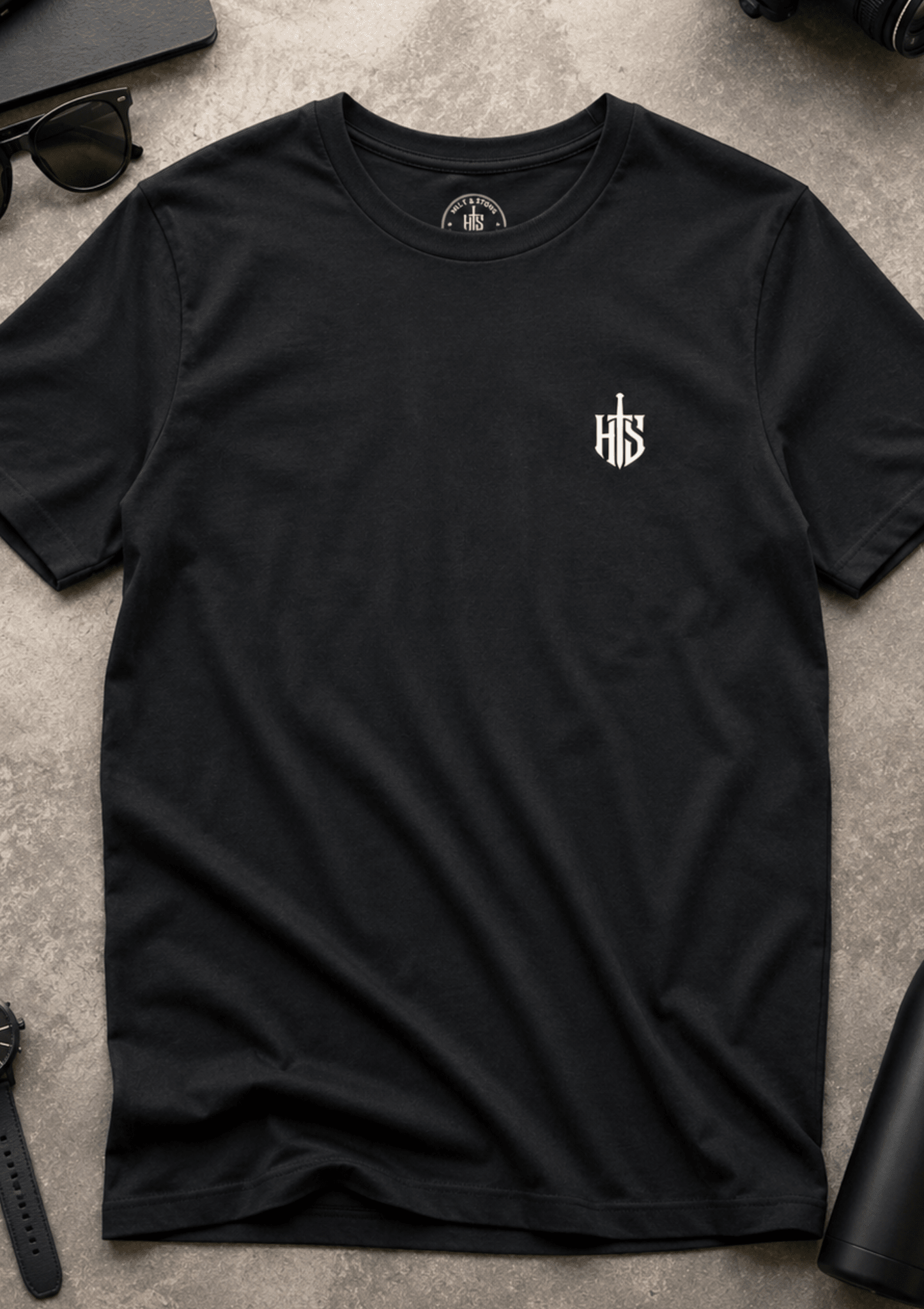 Hilt & Stone Core Bone Logo Premium T-Shirt - Hilt and Stone