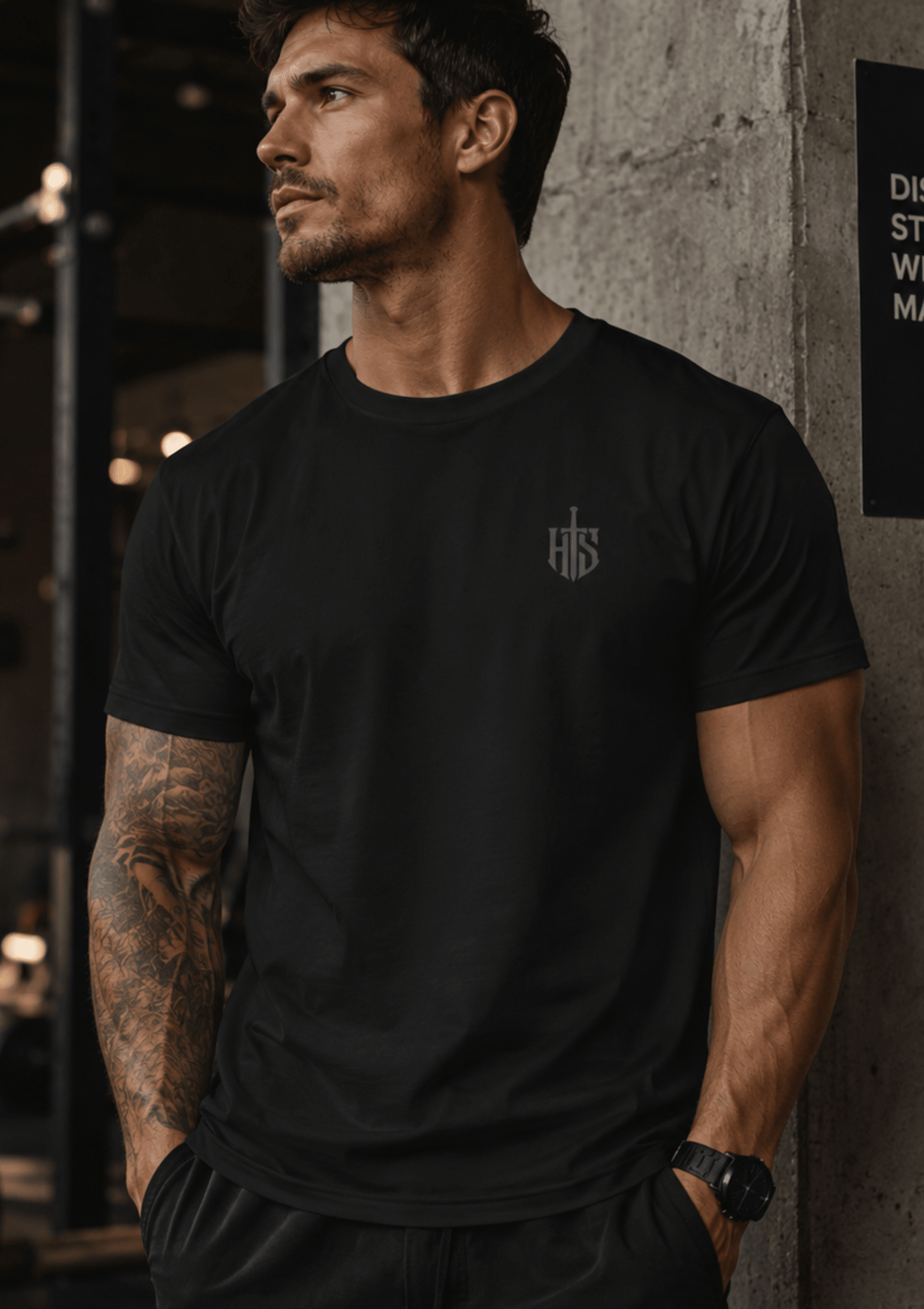 Hilt & Stone Core Charcoal Logo Premium T-Shirt - Hilt and Stone