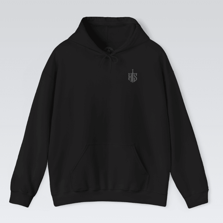 Hilt & Stone Core Hoodie – Minimal Shield Emblem Premium Fleece Hoodie - Hilt and Stone