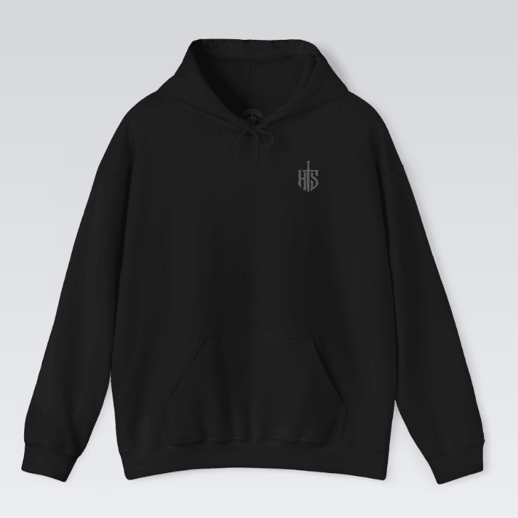 Hilt & Stone Core Hoodie – Minimal Shield Emblem Premium Fleece Hoodie - Hilt and Stone