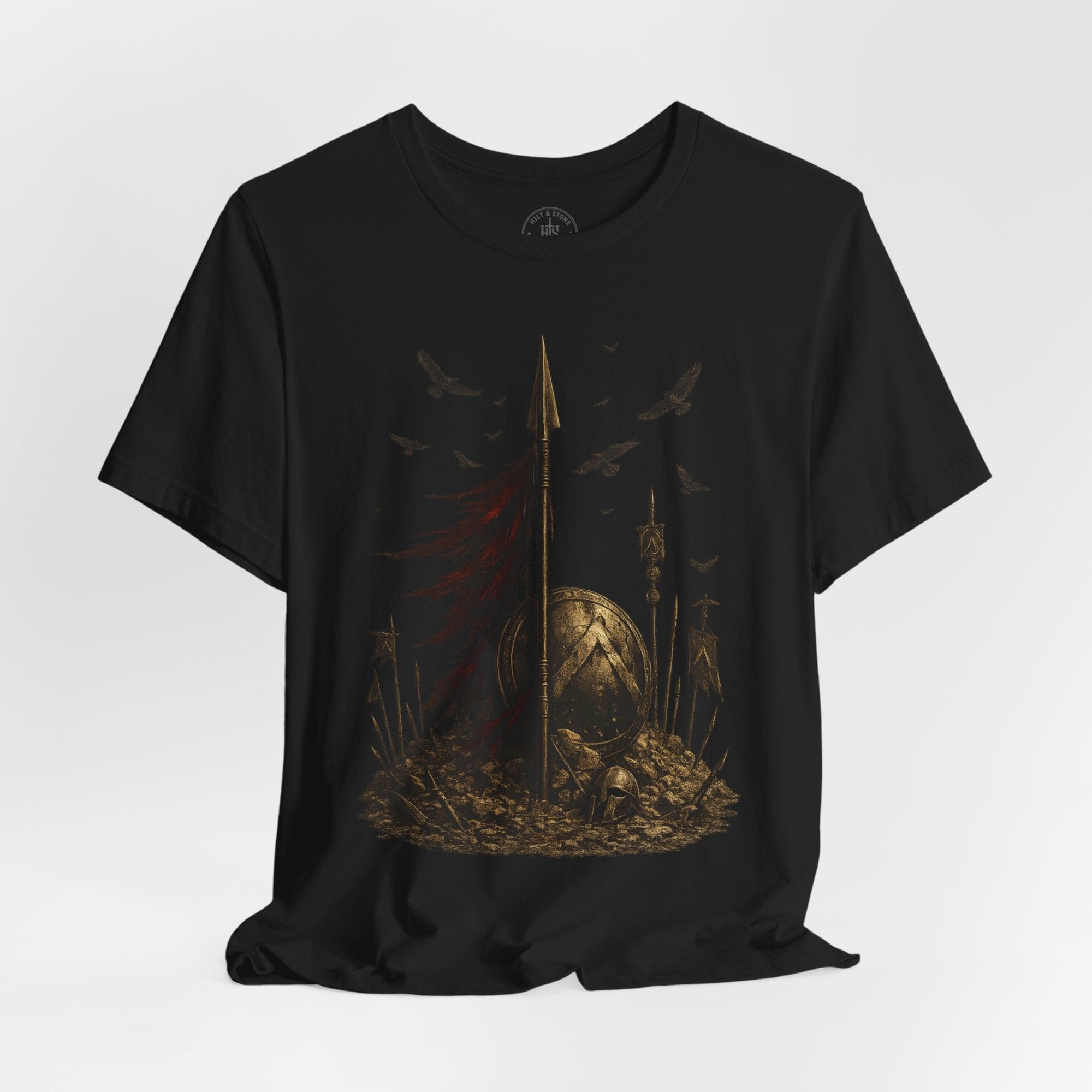 Hold the Line Leonidas Spear T-Shirt - Hilt and Stone