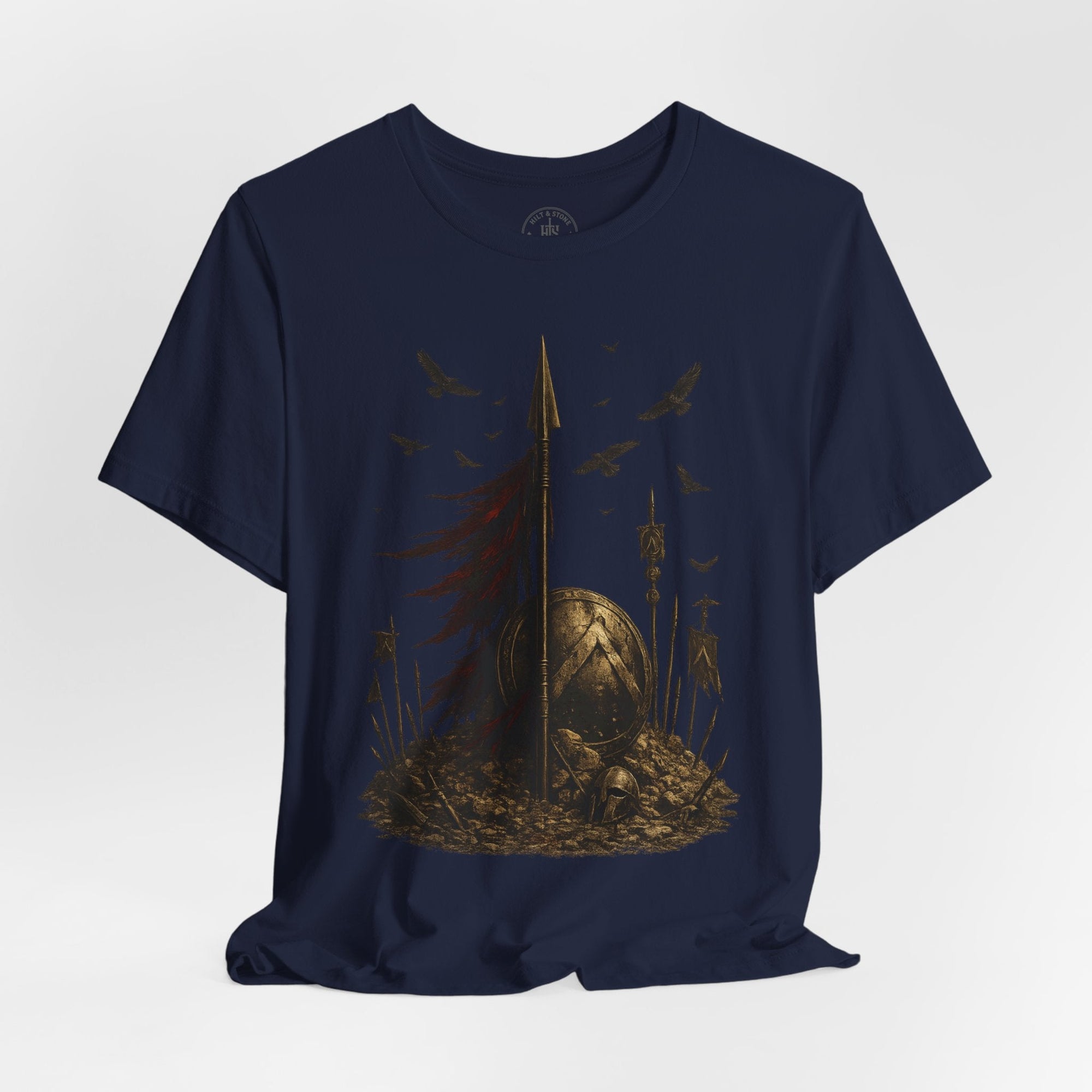 Hold the Line Leonidas Spear T-Shirt - Hilt and Stone