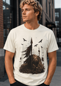 Load image into Gallery viewer, Hold the Line Leonidas Spear T-Shirt - Hilt and Stone