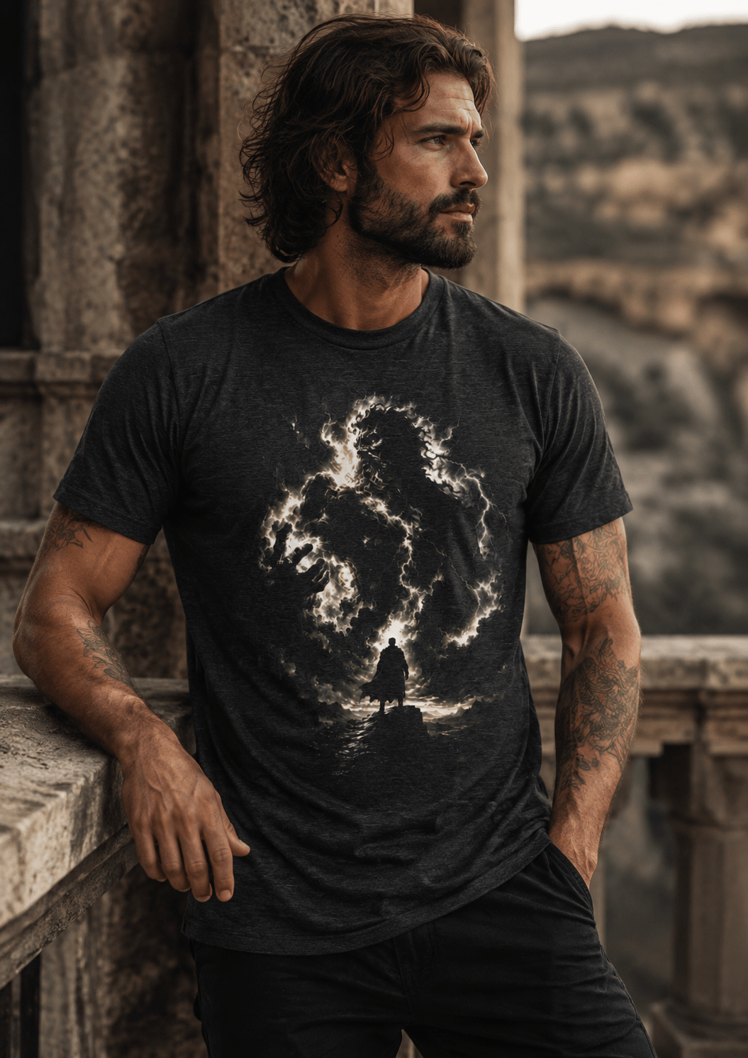 In the Presence of Power Graphic T-Shirt - Hilt and Stone