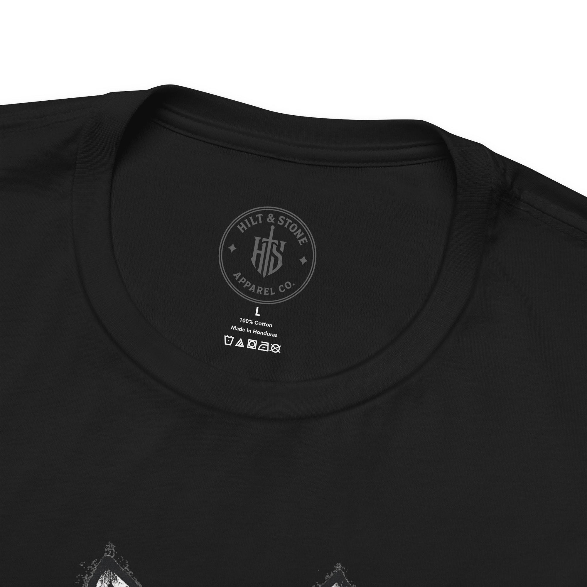 Lone Wolf Tactics Tee — Geometric Wolf Logo Graphic T-Shirt - Hilt and Stone