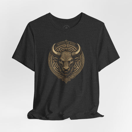 Master the Maze Minotaur Emblem T-Shirt - Hilt and Stone
