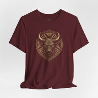 Load image into Gallery viewer, Master the Maze Minotaur Emblem T-Shirt - Hilt and Stone
