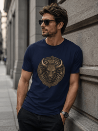 Load image into Gallery viewer, Master the Maze Minotaur Emblem T-Shirt - Hilt and Stone