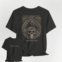 Load image into Gallery viewer, Memento Mori Signature Collection T-Shirt | Time Guides the Watchful Mind - Hilt and Stone