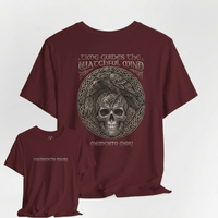 Load image into Gallery viewer, Memento Mori Signature Collection T-Shirt | Time Guides the Watchful Mind - Hilt and Stone