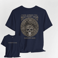 Load image into Gallery viewer, Memento Mori Signature Collection T-Shirt | Time Guides the Watchful Mind - Hilt and Stone