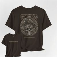 Load image into Gallery viewer, Memento Mori Signature Collection T-Shirt | Time Guides the Watchful Mind - Hilt and Stone