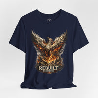 Load image into Gallery viewer, Rebuilt From Ruin Phoenix Graphic T-Shirt - Hilt and Stone