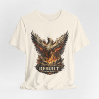 Load image into Gallery viewer, Rebuilt From Ruin Phoenix Graphic T-Shirt - Hilt and Stone