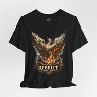 Load image into Gallery viewer, Rebuilt From Ruin Phoenix Graphic T-Shirt - Hilt and Stone