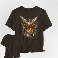 Load image into Gallery viewer, Rebuilt From Ruin Signature T-Shirt | Phoenix of Renewal - Hilt and Stone