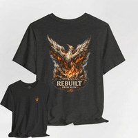 Load image into Gallery viewer, Rebuilt From Ruin Signature T-Shirt | Phoenix of Renewal - Hilt and Stone