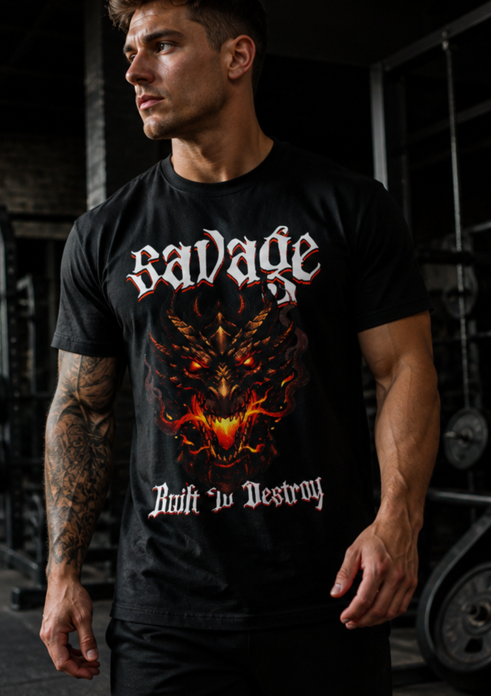 Savage Dragon Graphic T-Shirt – Built To Destroy - Hilt and Stone