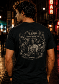 Load image into Gallery viewer, Seneca — Shadow Theater Signature Collection T-Shirt - Hilt and Stone