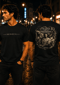 Load image into Gallery viewer, Seneca — Shadow Theater Signature Collection T-Shirt - Hilt and Stone