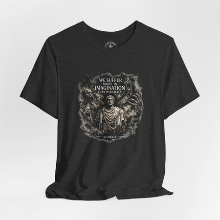 Seneca Shadow Theater T-Shirt – Stoic Philosophy Graphic Tee - Hilt and Stone