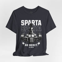 Load image into Gallery viewer, Sparta No Mercy Workout Crewneck T-Shirt - Hilt and Stone