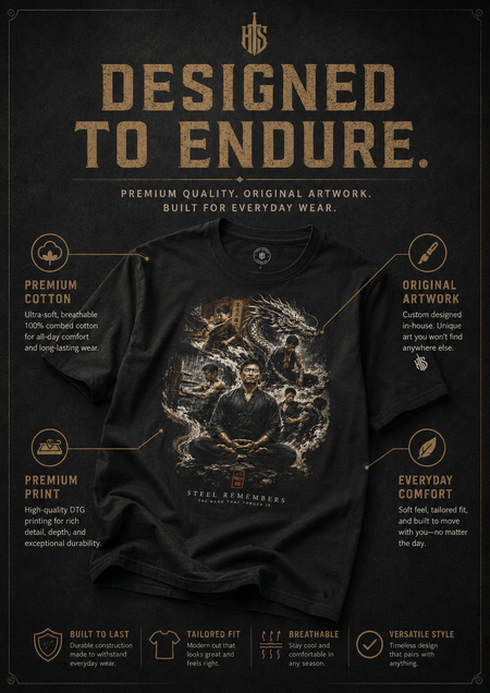 Steel Remembers — Men's Graphic T-Shirt - Hilt and Stone