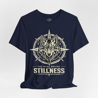 Load image into Gallery viewer, Stillness Wolf T-Shirt — 'The Hunt Begins' Graphic Tee - Hilt and Stone