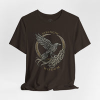 Load image into Gallery viewer, Strength &amp; Wisdom Raven Graphic T-Shirt - Hilt and Stone