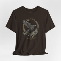 Load image into Gallery viewer, Strength &amp; Wisdom Raven Graphic T-Shirt - Hilt and Stone
