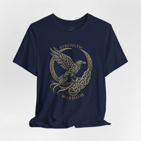 Load image into Gallery viewer, Strength &amp; Wisdom Raven Graphic T-Shirt - Hilt and Stone