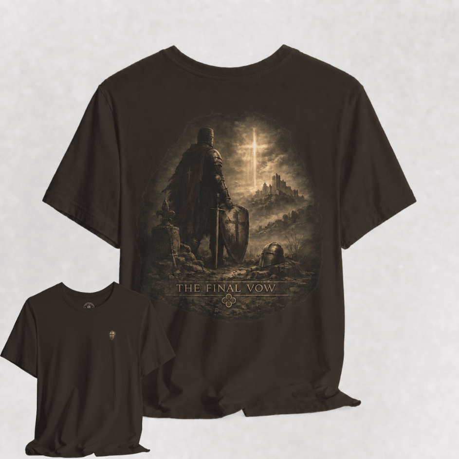 The Final Vow Signature T-Shirt | Faith • Honor • Sacrifice - Hilt and Stone