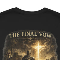 Load image into Gallery viewer, The Final Vow Signature T-Shirt | Faith • Honor • Sacrifice - Hilt and Stone