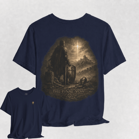 The Final Vow Signature T-Shirt | Faith • Honor • Sacrifice - Hilt and Stone