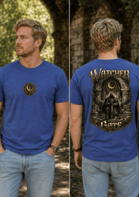Load image into Gallery viewer, Watcher at the Gate — Signature Collection Graphic T-Shirt - Hilt and Stone