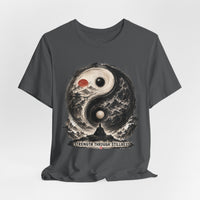 Load image into Gallery viewer, Yin Yang Zen T-Shirt — "Strength Through Stillness" Graphic Tee - Hilt and Stone