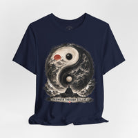 Load image into Gallery viewer, Yin Yang Zen T-Shirt — "Strength Through Stillness" Graphic Tee - Hilt and Stone