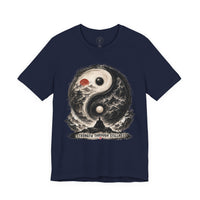 Load image into Gallery viewer, Yin Yang Zen T-Shirt — "Strength Through Stillness" Graphic Tee - Hilt and Stone