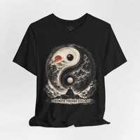 Load image into Gallery viewer, Yin Yang Zen T-Shirt — "Strength Through Stillness" Graphic Tee - Hilt and Stone
